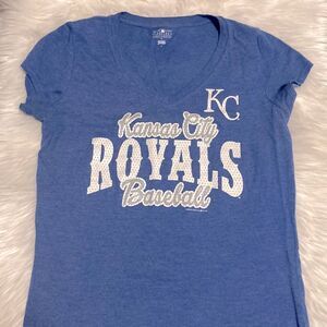MLB - KC Kansas City Royals Women’s V Neck Shirt